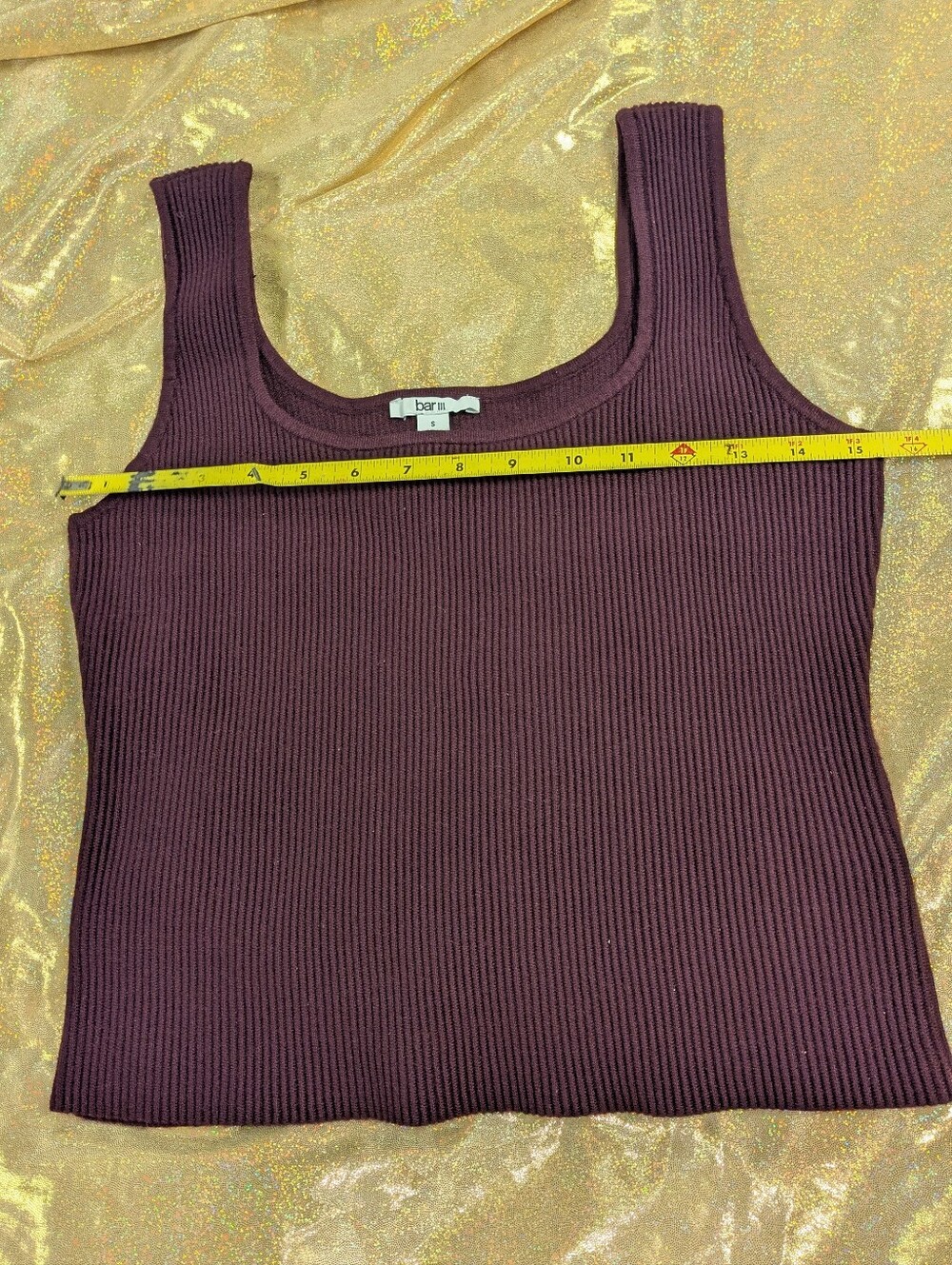 Bar III Ribbed Tank - Picture 5 of 7